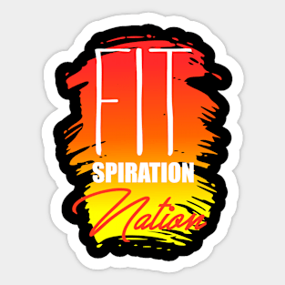 Fitness Inspiration nation Sticker